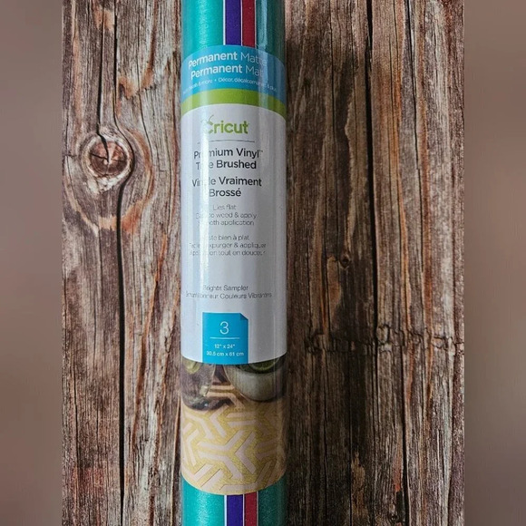 Cricut Premium  Vinyl Sampler Brights True Brushed - Picture 5 of 6